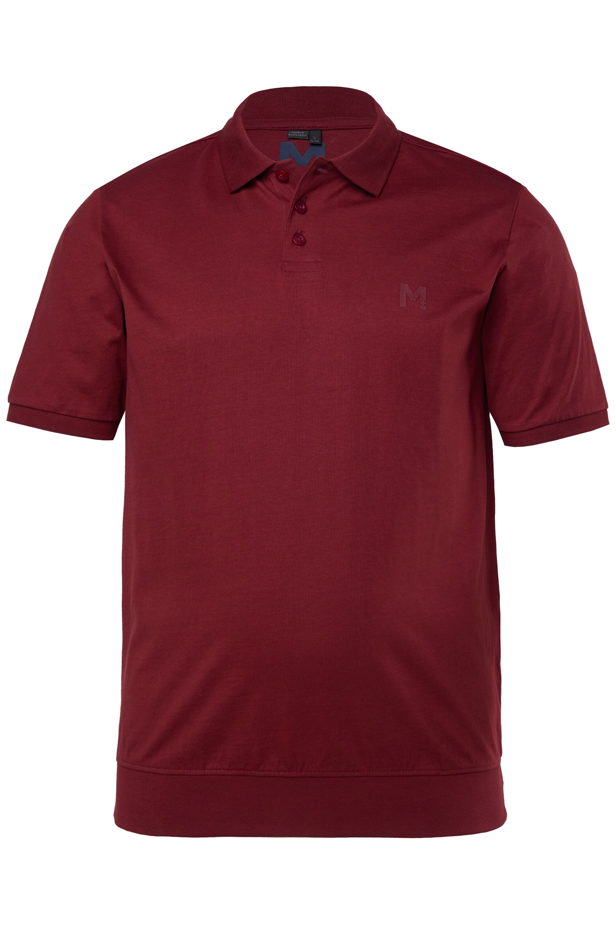 Men Plus Shirt in Rood: voorkant