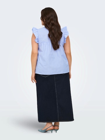 ONLY Carmakoma - Blusa 'CARTESSA' en azul