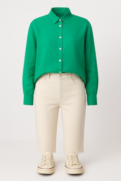 Touche Prive Shirt in Green, Item view