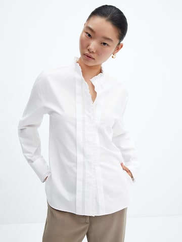 MANGO Blouse 'Carla' in White: front