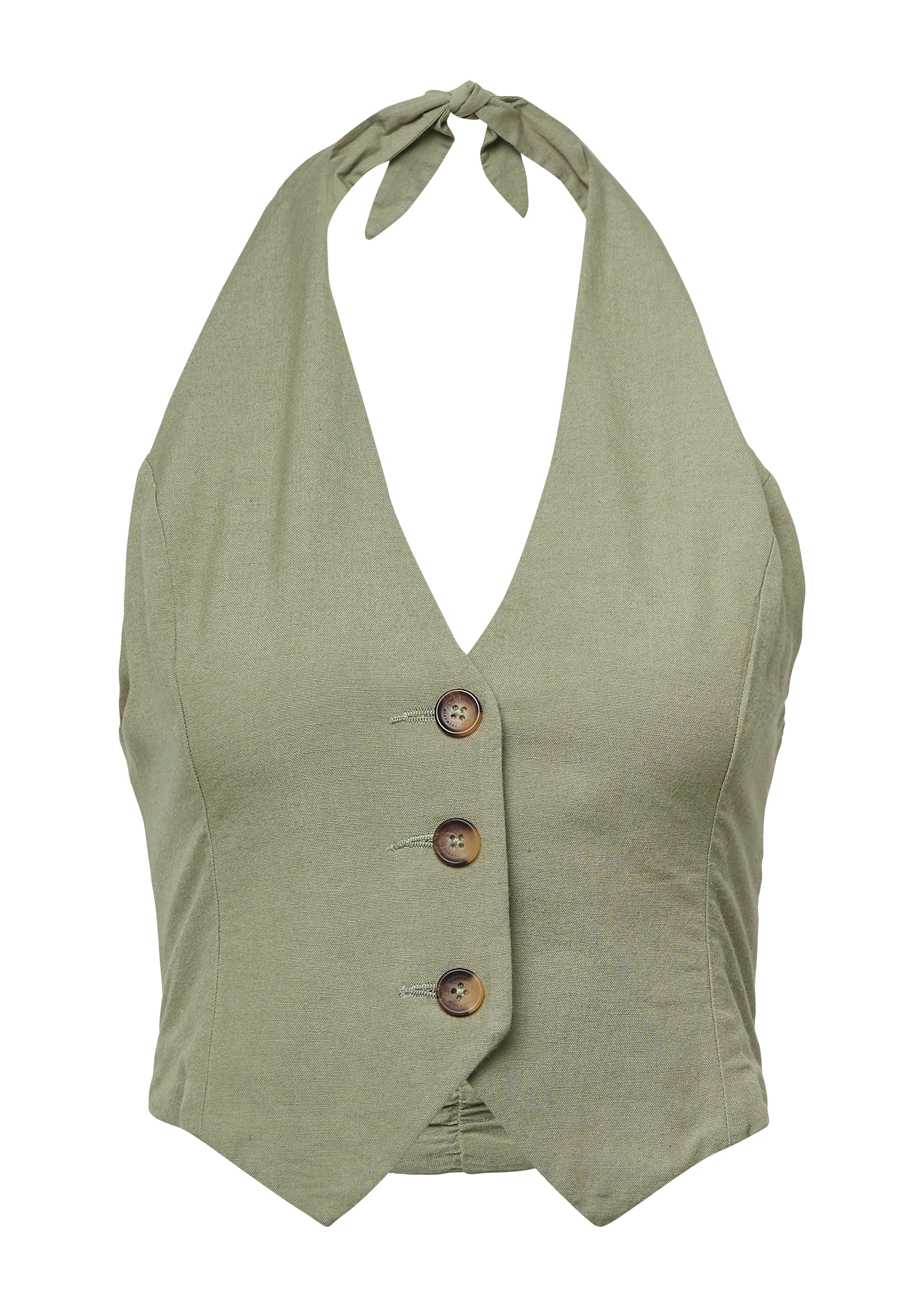 Gilet QS en vert : devant