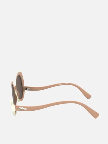Lunettes de soleil Longchamp en beige