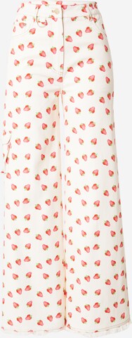 Helmstedt Zvonové kalhoty Džíny s kapsami 'Enya' – bílá: přední strana