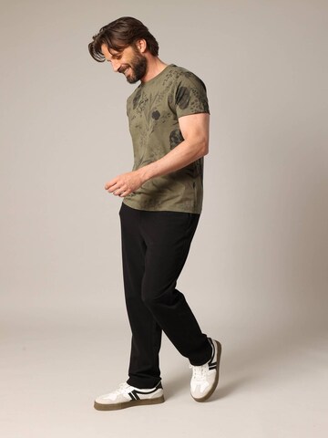 T-Shirt 'BOTANICAL' Deeluxe en vert