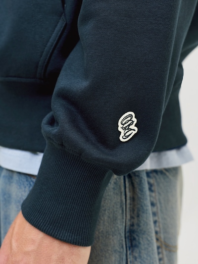 JACK & JONES Sportisks džemperis 'JORFREDERIKSBERG' pieejams S, krāsa - jūraszils / tumši zils, Preces skats