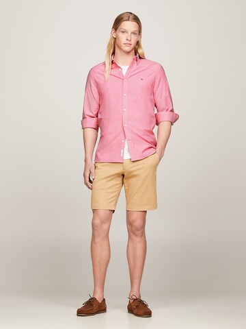 TOMMY HILFIGER Regular Fit Hemd 'Oxford ' in Pink