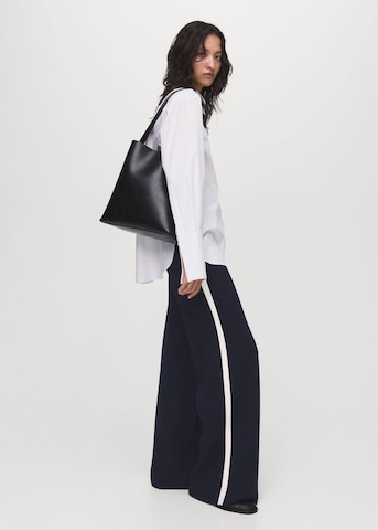 MANGO Wide Leg Hose 'Roma' in Blau
