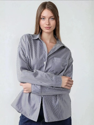 Camicia da donna di Hiccup in blu: frontale