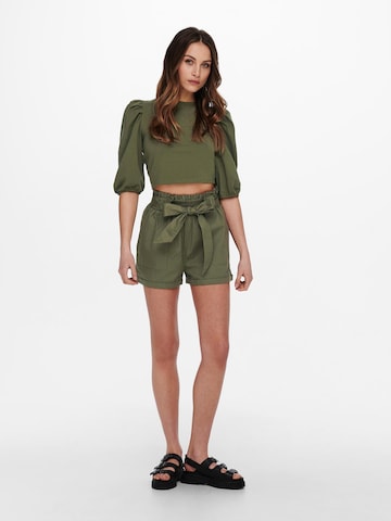 ONLY Loose fit Pants 'Smilla' in Green