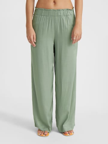 O'NEILL Wide leg Broek 'Malia' in Groen: voorkant