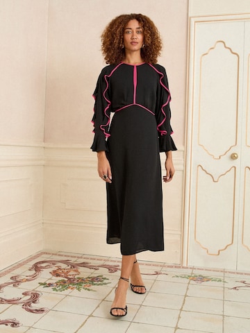 love & roses - Vestido en negro