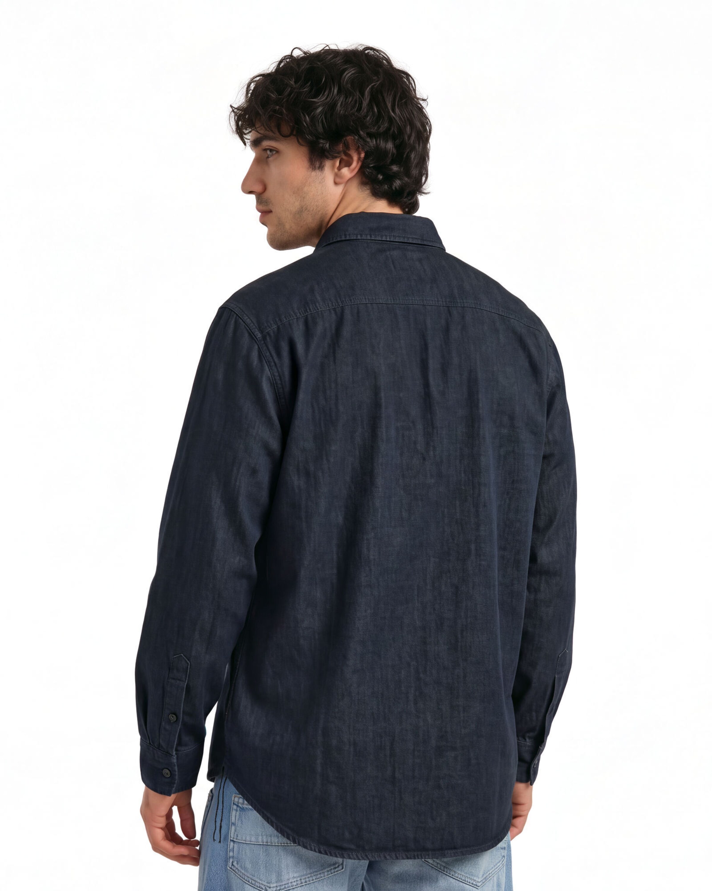 G-STAR Regular fit Zakelijk overhemd ' ' in Blauw: voorkant
