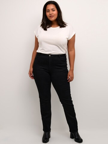 Slimfit Jeans 'Willa' di KAFFE CURVE in nero