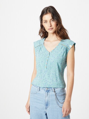 Ragwear Blouse 'SALTTY' in Blauw: voorkant