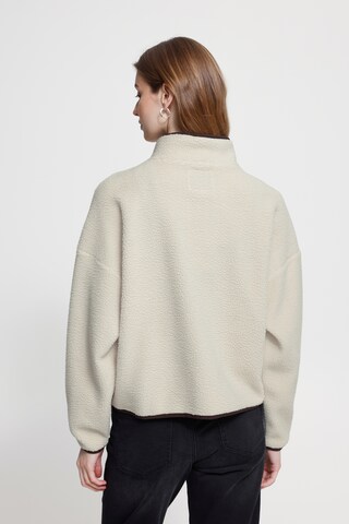 ICHI Fleece jacket 'MONSI ' in White