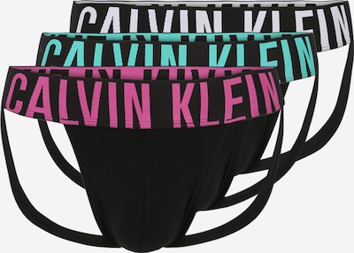 Calvin Klein Underwear Slip 'Intense Power' en jade / magenta / noir / blanc, Vue avec produit