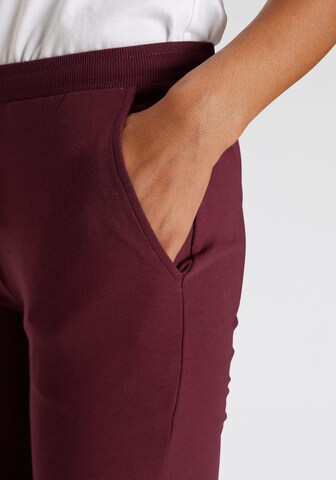 FLASHLIGHTS Slimfit Hose in Rot