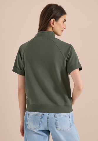 CECIL Sweatjacke in Grün