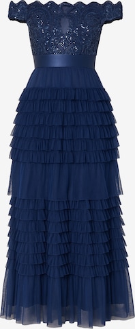 Robe GODDIVA en bleu : devant