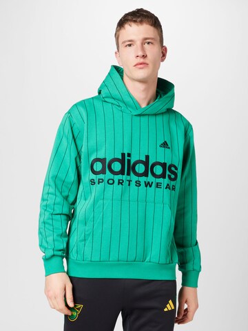 ADIDAS SPORTSWEAR Urheilullinen collegepaita värissä vihreä: edessä