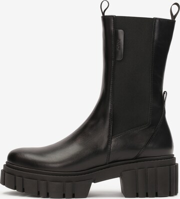 Kazar - Botas en negro: frente