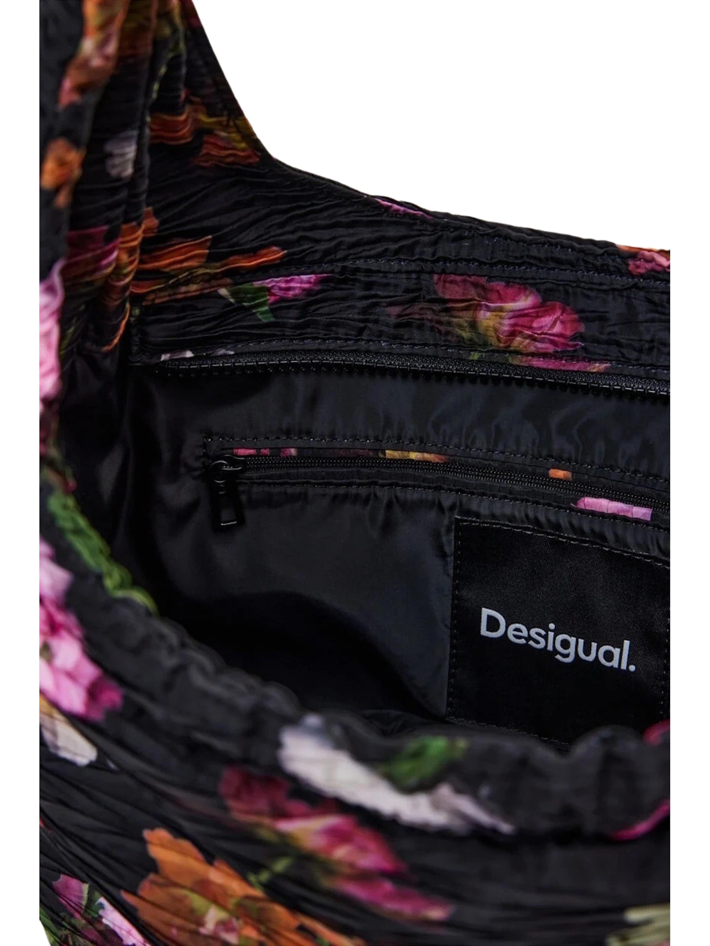Desigual Schultertasche in Schwarz
