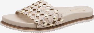 Tamaris Pantolette in Beige: Vorderseite