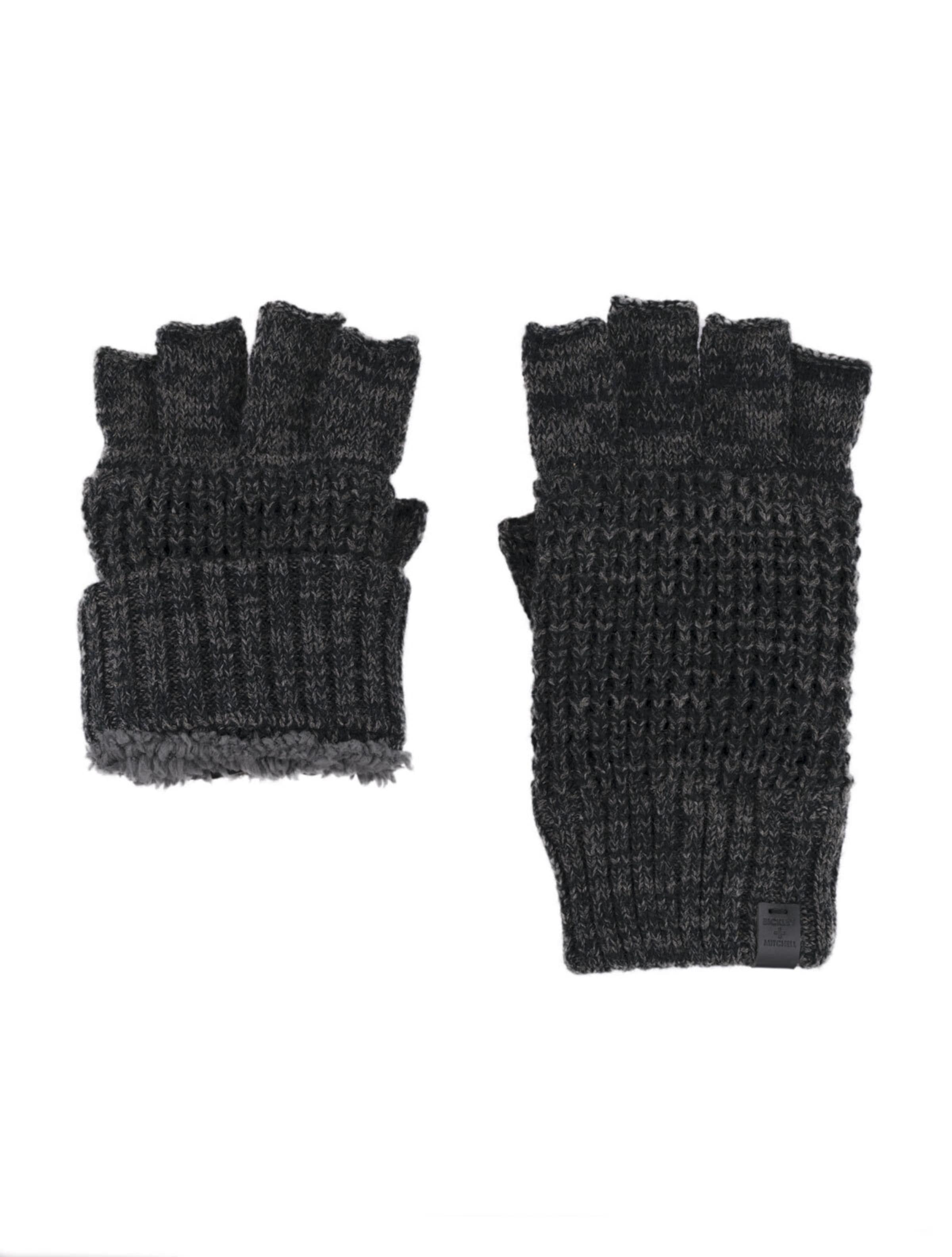 Bickley + Mitchell Γάντια με κομμένα δάχτυλα σε μαύρο: μπροστά