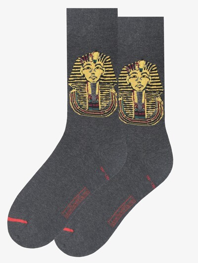 MuseARTa Socks 'Unknown Artist - Die goldene Maske des Tutanchamun' in Grey, Item view
