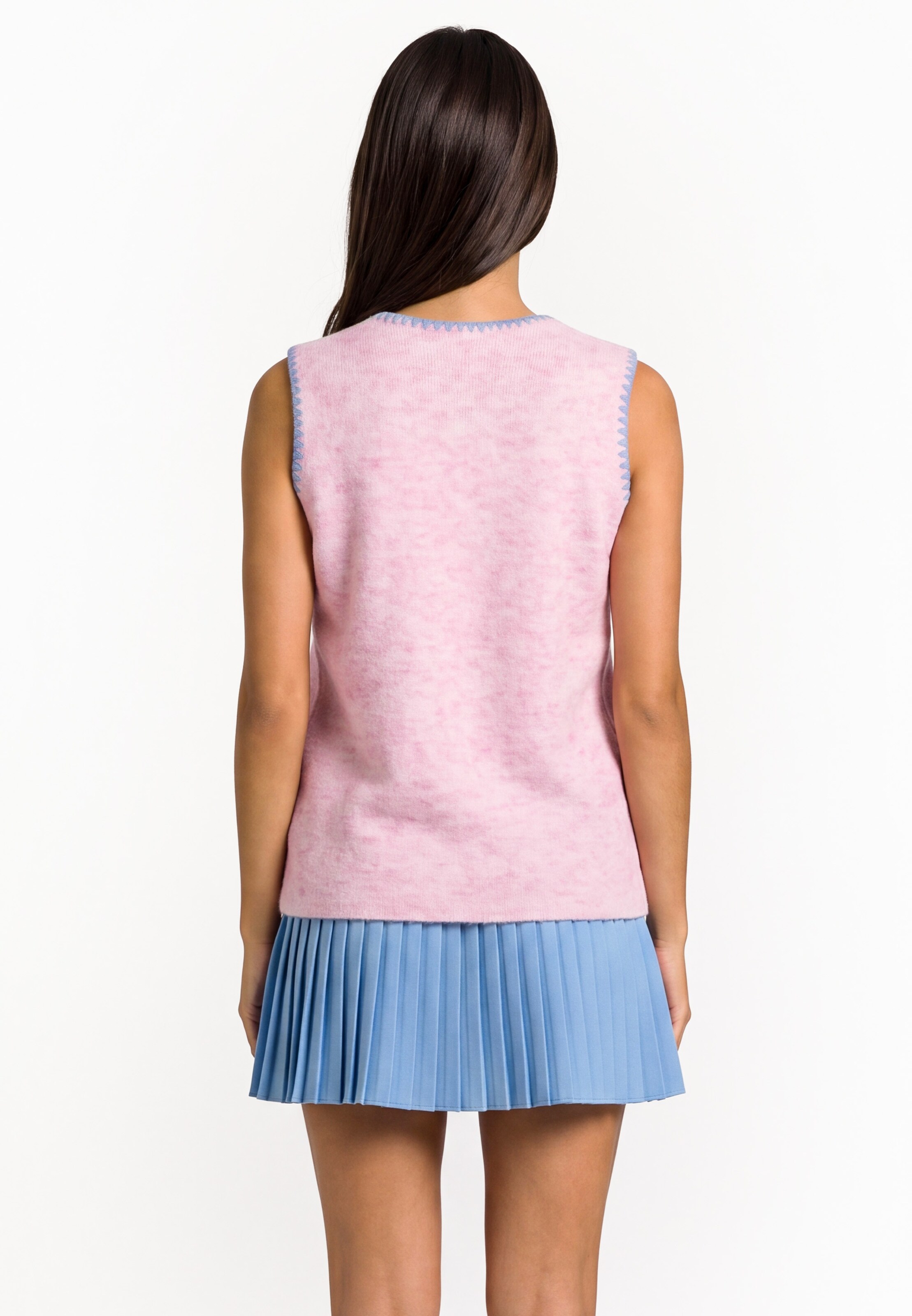 MYMO Gebreide bodywarmer in Roze