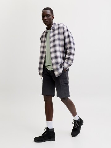 JACK & JONES - regular Pantalón cargo 'JPSTCOLE HUDSON' en negro