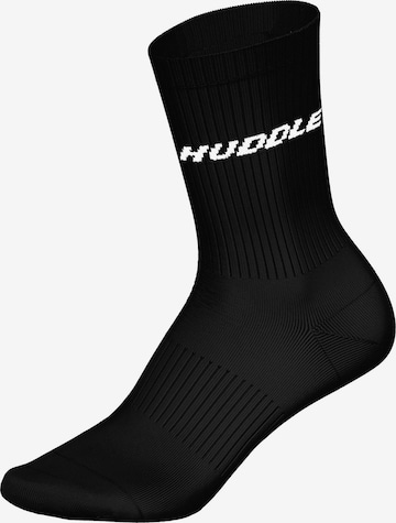Chaussettes Huddle en noir : devant