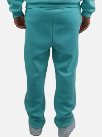 HEFTYKA Loosefit Sporthose 'OPEN' in Blau