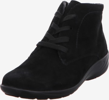 SEMLER Lace-Up Ankle Boots in Black: front