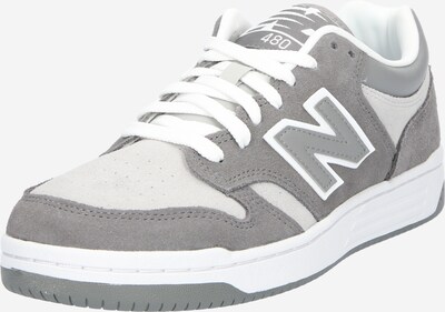 new balance Baskets basses '480' en gris clair / gris foncé / blanc, Vue avec produit