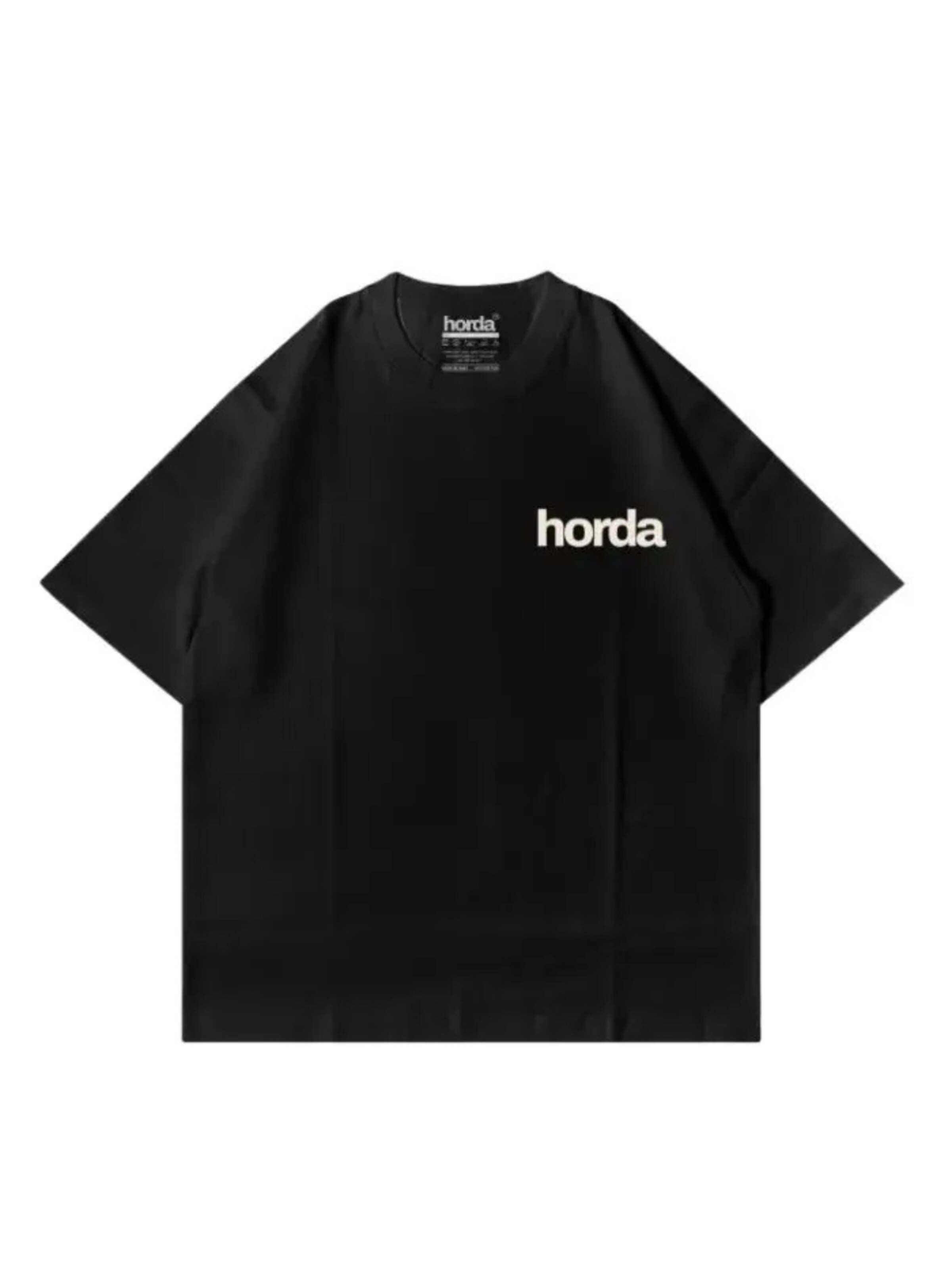 Maglietta 'T-Shirt 100% Cotone  Made in Italy | The Motion' di Horda in nero