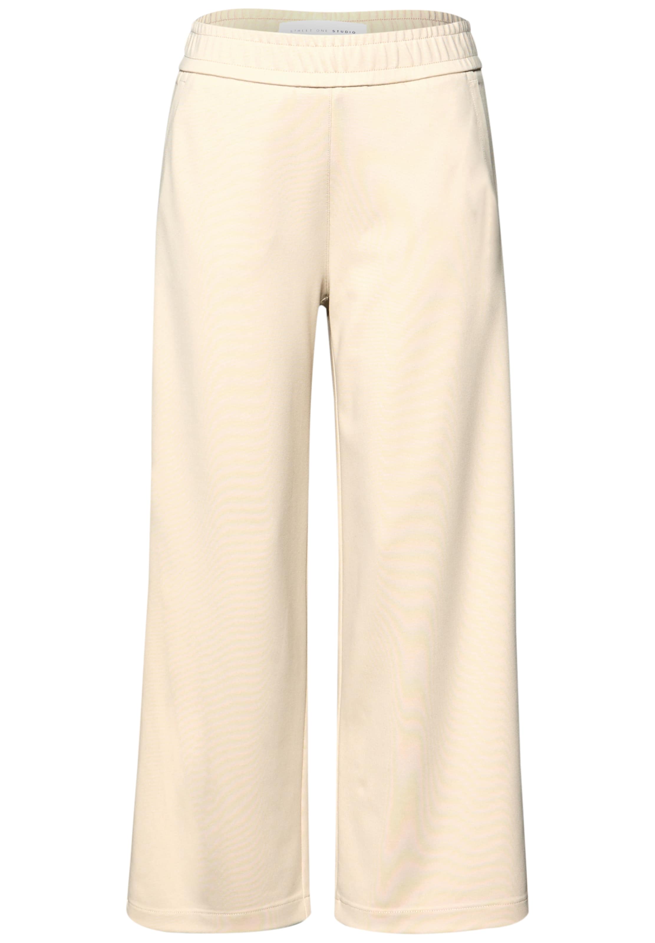 Street One Studio Pants in Beige: front