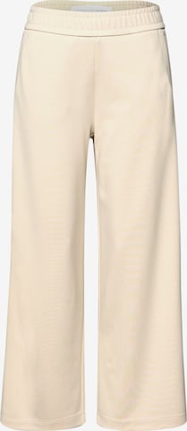 Street One Studio Wide Leg Hose in Beige: Vorderseite