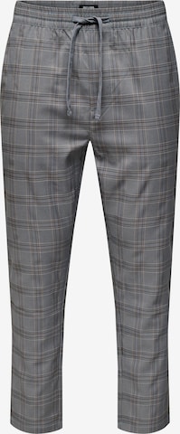Only & Sons Regular Pants 'LINUS' in Grey: front