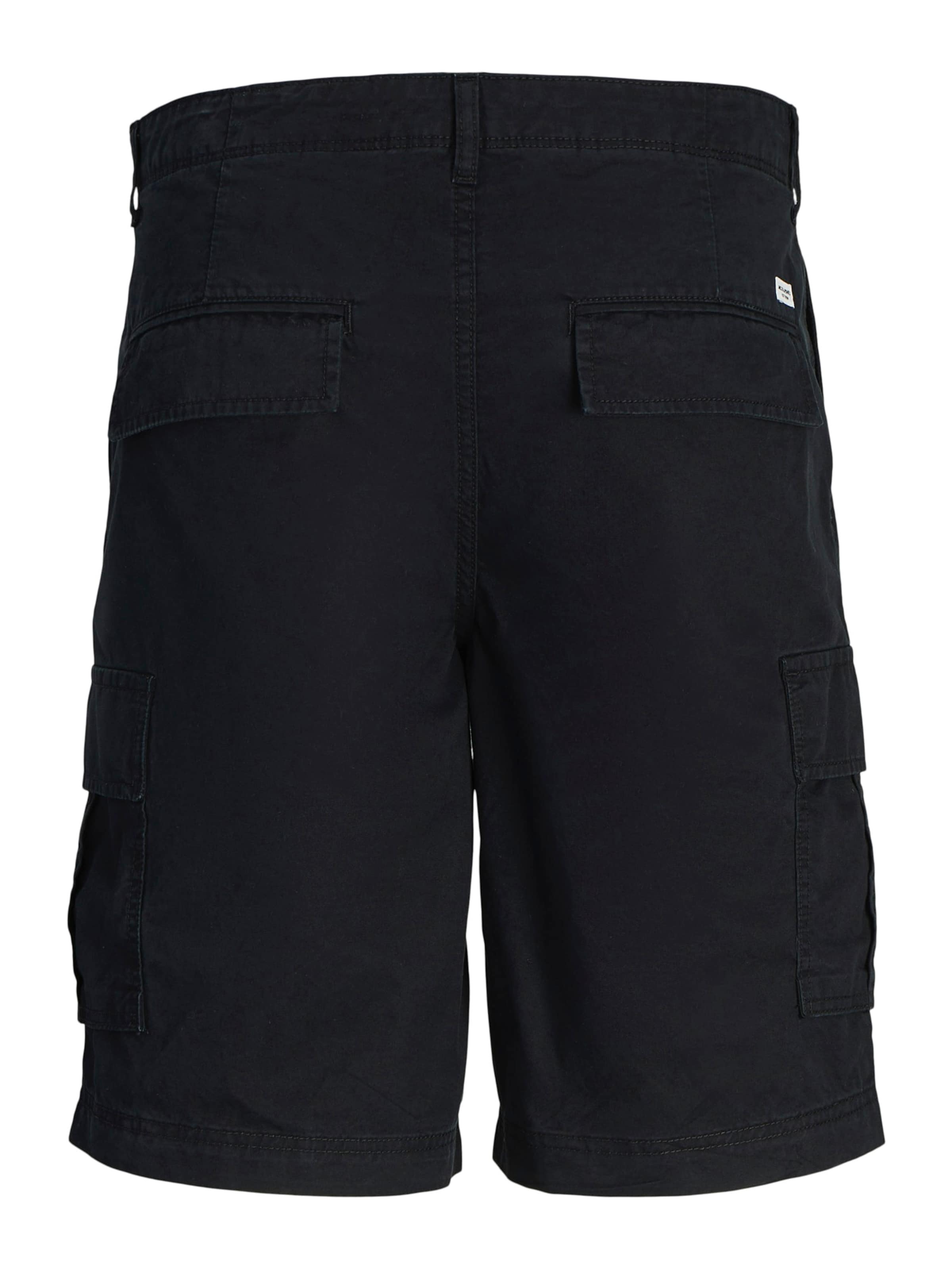 JACK & JONES Regular Cargobroek 'JWHZEUS' in Zwart