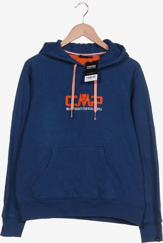 CMP Sweatshirt & Zip-Up Hoodie in M-L in Blue: front