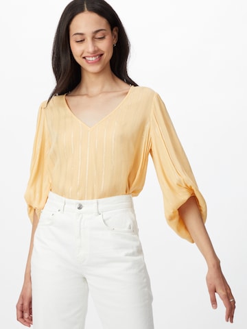 Traffic People - Blusa 'Mollie' em laranja: frente