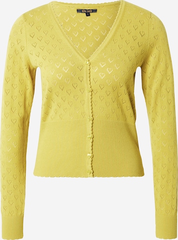 King Louie Knit Cardigan 'Cardi' in Yellow: front