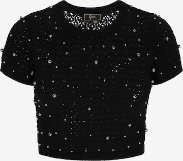 faina Top 'Fashion Look' – černá: přední strana