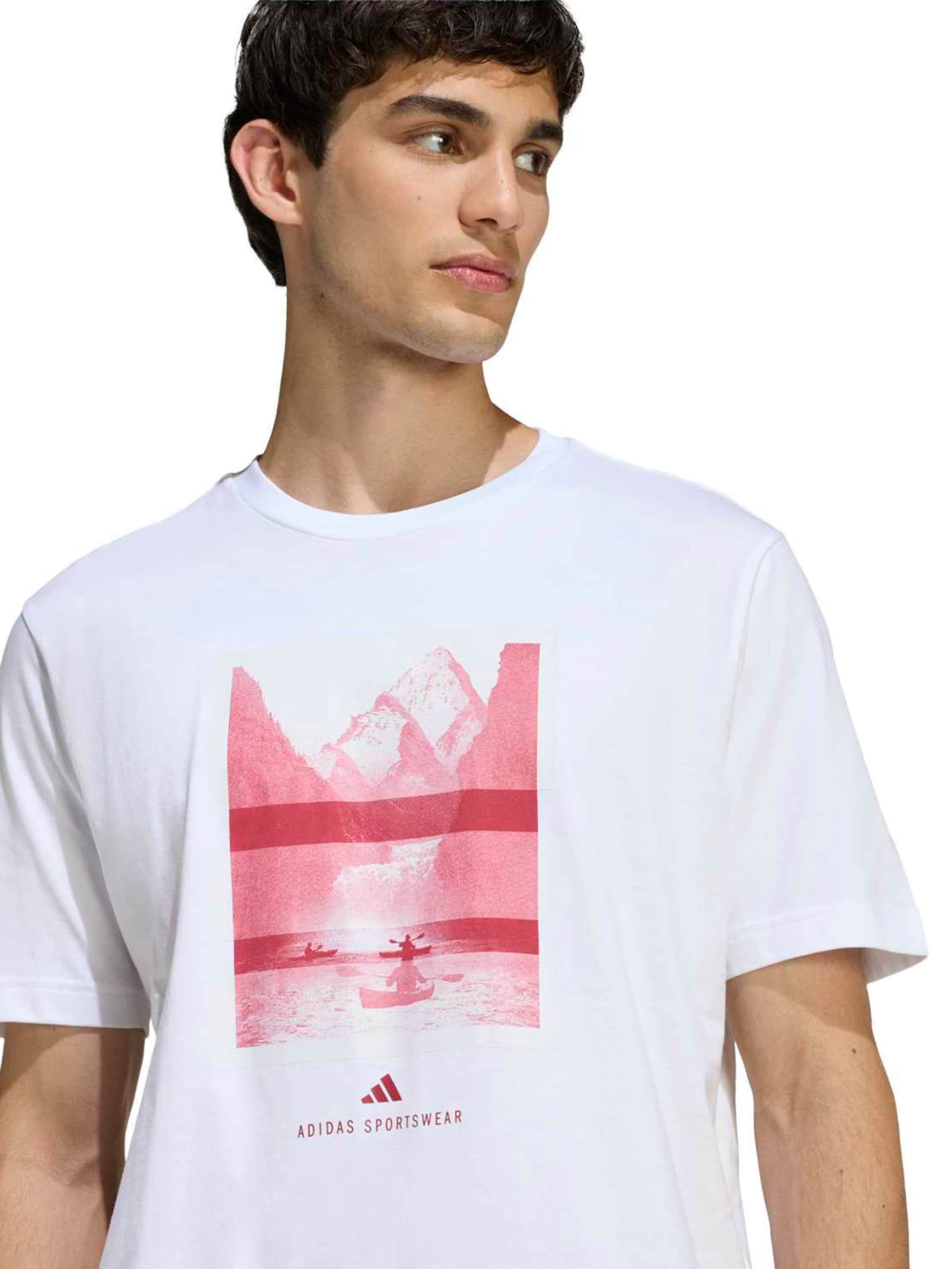 ADIDAS SPORTSWEAR Funktionsskjorte 'OUT KAYAK' i hvid