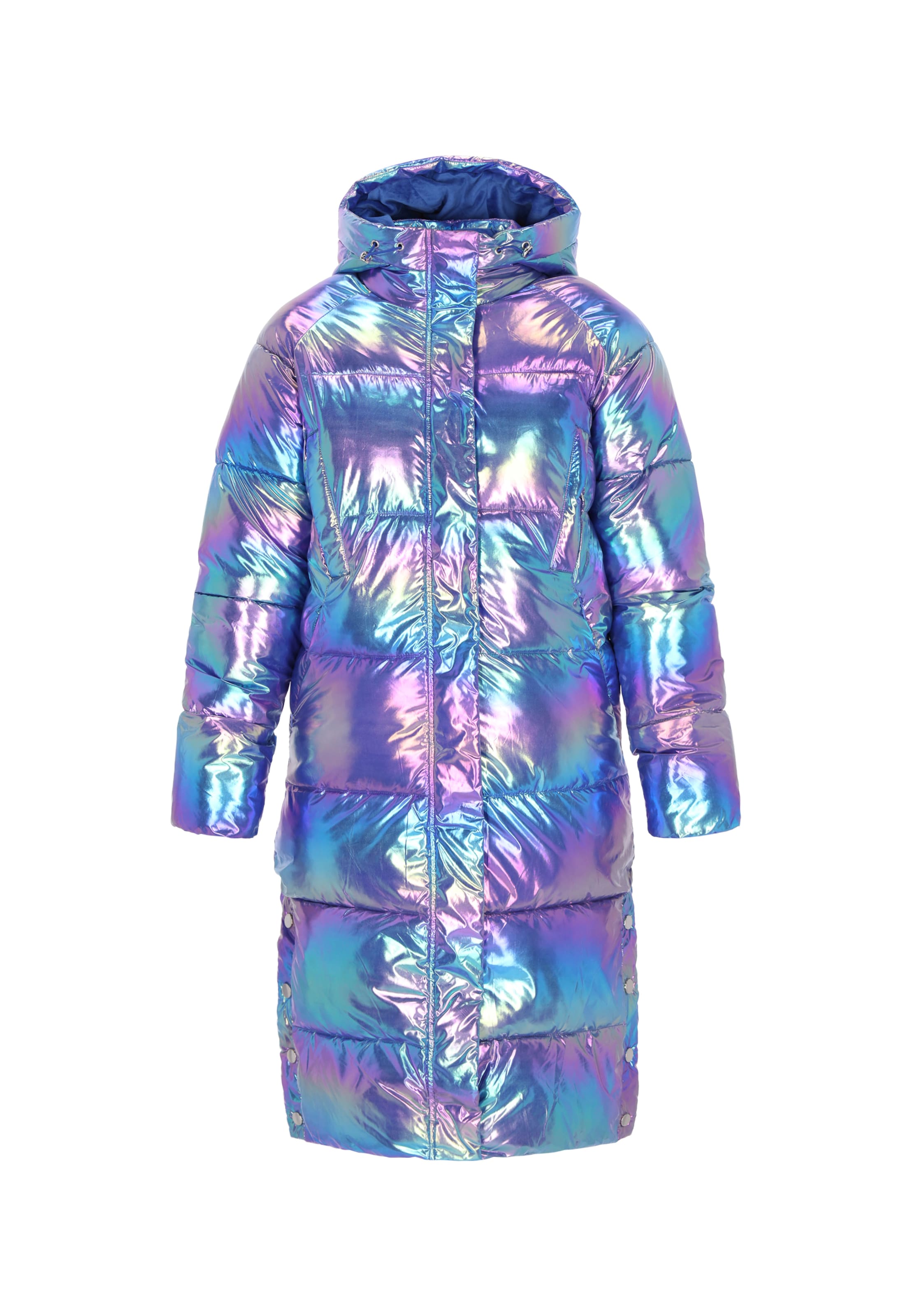 MYMO Tussenmantel in de kleur Blauw / Lila, Productweergave