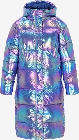 Manteau mi-saison MYMO en bleu : devant