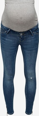 Only Maternity Skinny Jeans 'Kendell' in Blau