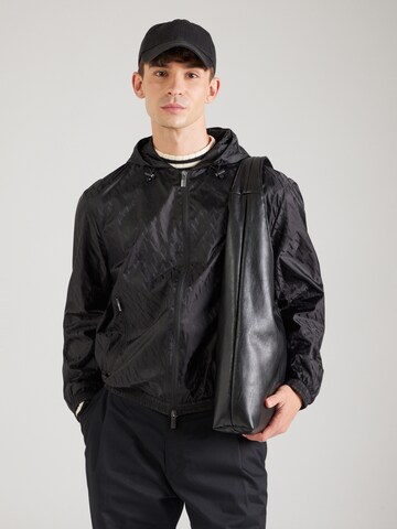 ARMANI EXCHANGE Демисезонная куртка в Черный: спереди