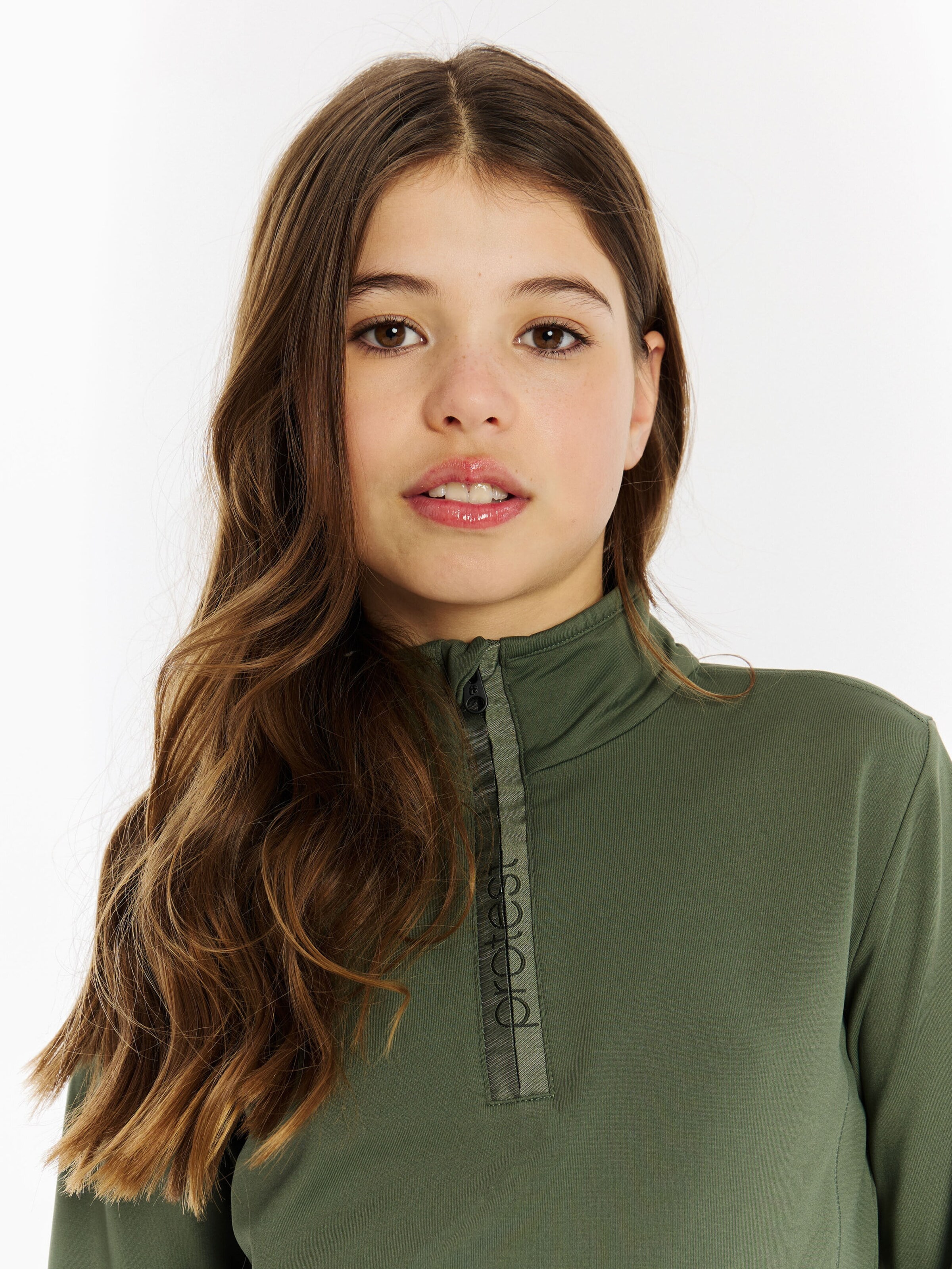 PROTEST Sportief sweatshirt 'REFABRIZOY JR' in Groen